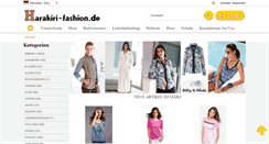 Desktop Screenshot of harakiri-fashion.de